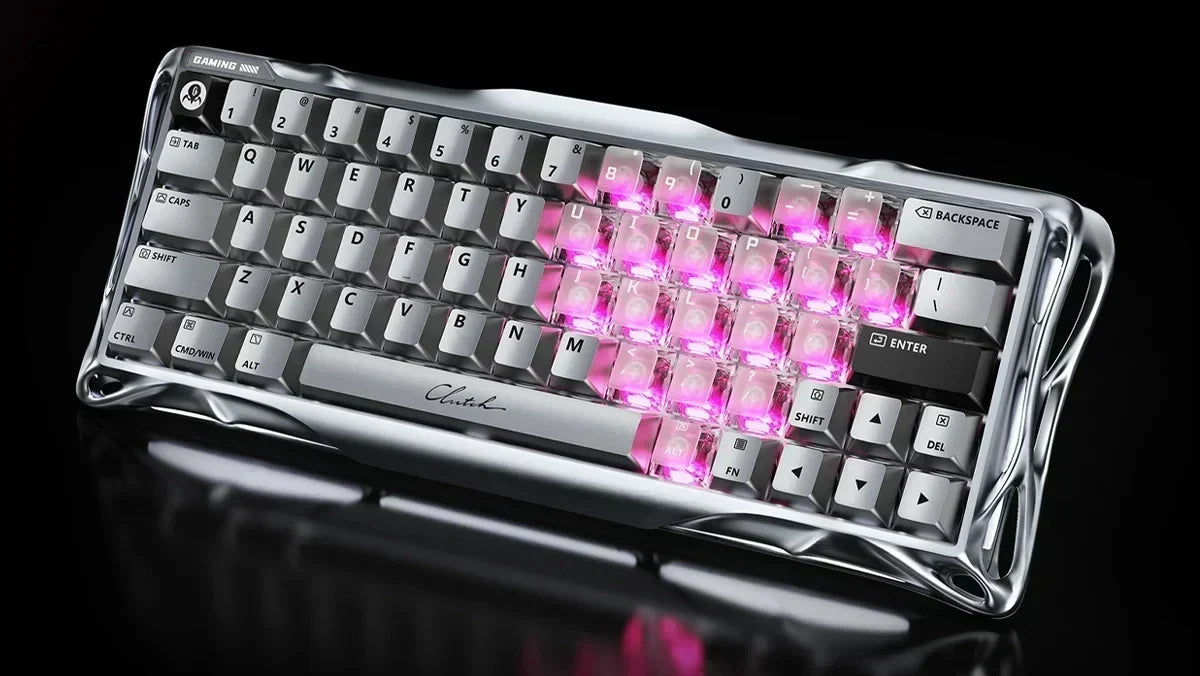 GravaStar transparente Hall-Effekt Gaming-Tastatur mit magnetischen Switches und Rapid-Trigger-Technologie
