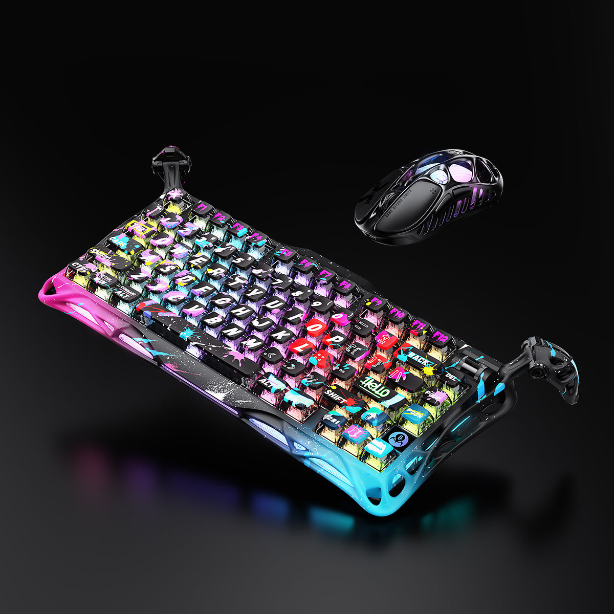 GravaStar 8000Hz Ultra-Fast Reverb Gaming Headset - Neon Graffiti Special Edition