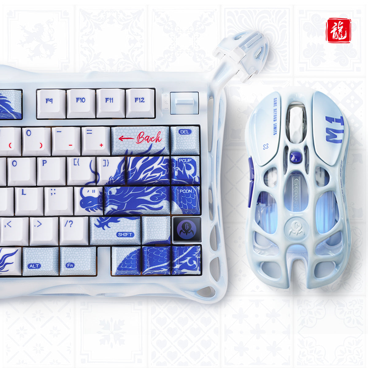 GravaStar Limited-Gaming-Set – Porzellanblau-Sonderedition