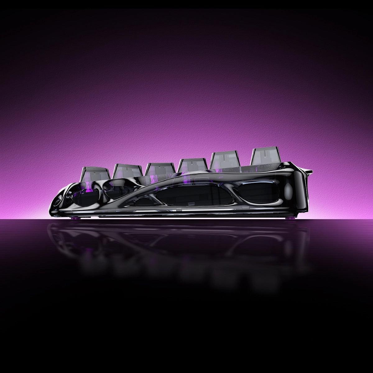 GravaStar 8000Hz Hall Effect Gaming Full Set - Transparent Black