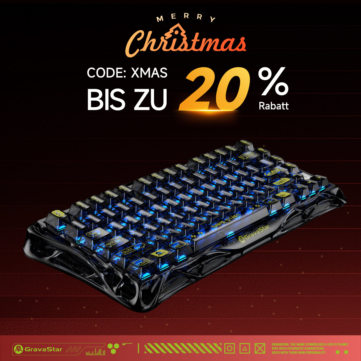 Mercury K1 Lite – Transparent-Schwarz