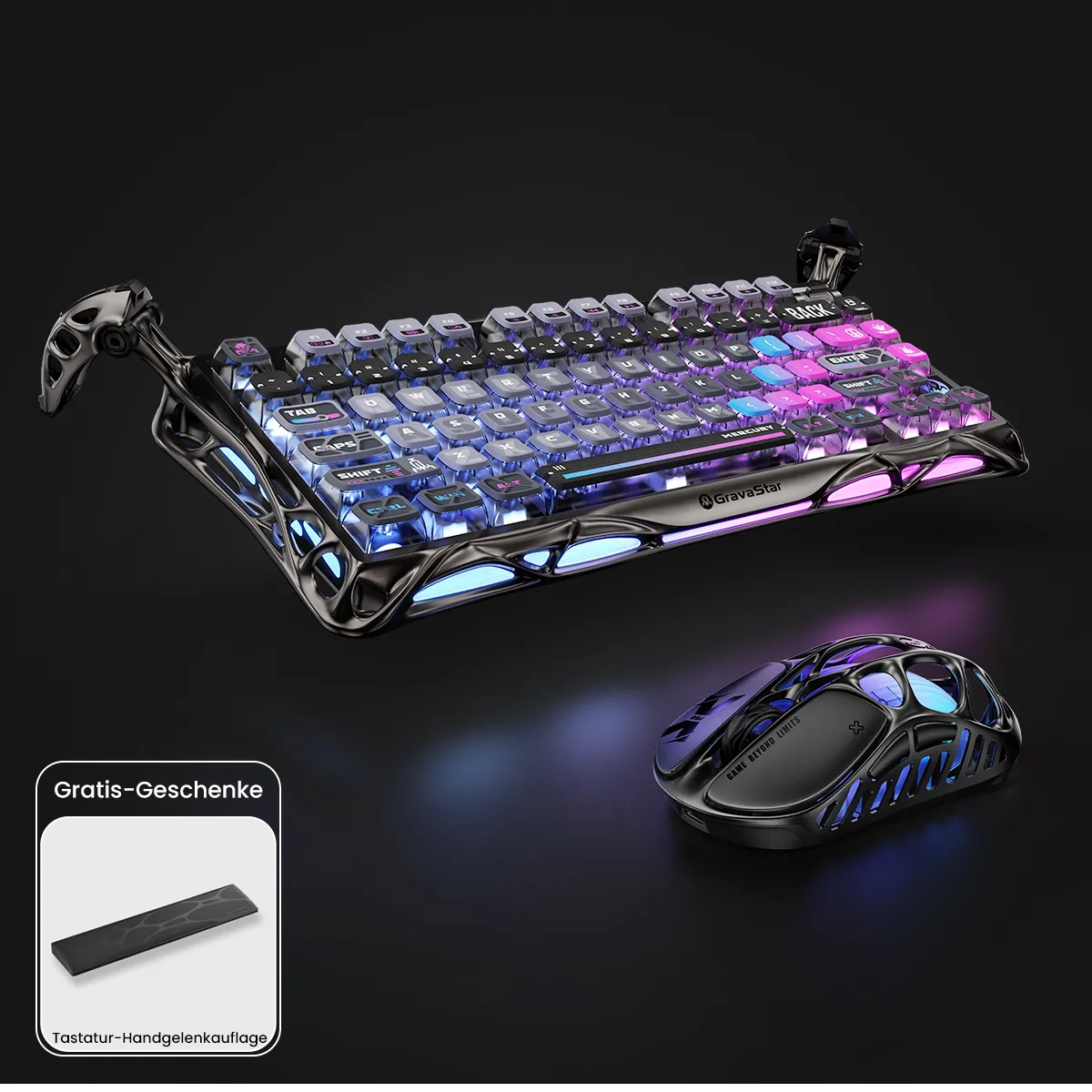 GravaStar Ultimate-Gaming-Komplettset – Cyberpunk-Sonderedition