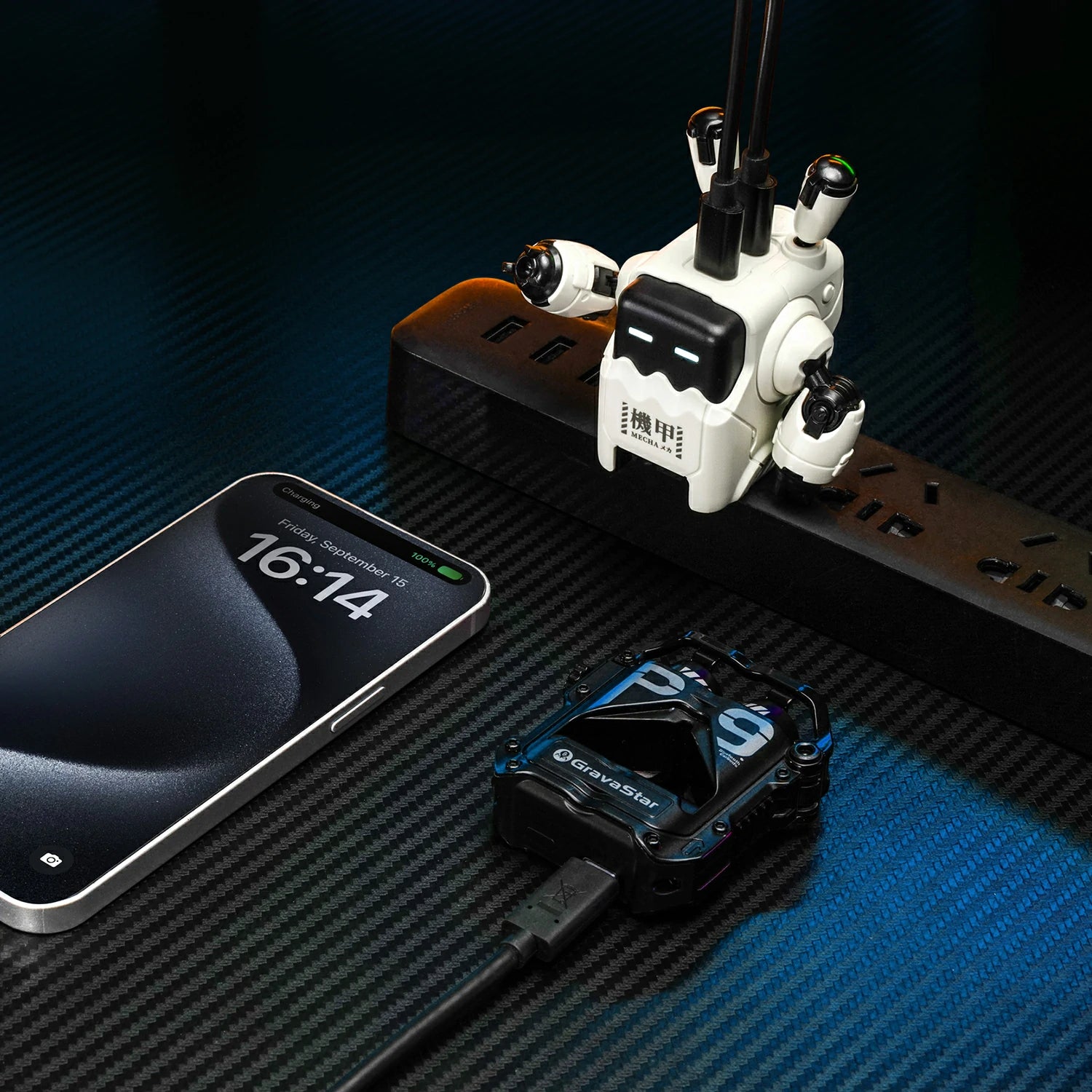 Delta35 GaN 35W Fast Charger โ Dawn White