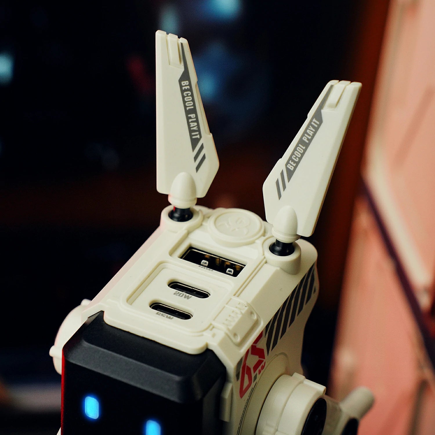 Alpha65 GaN-65W-Schnellladegerät – Morgen-weiß