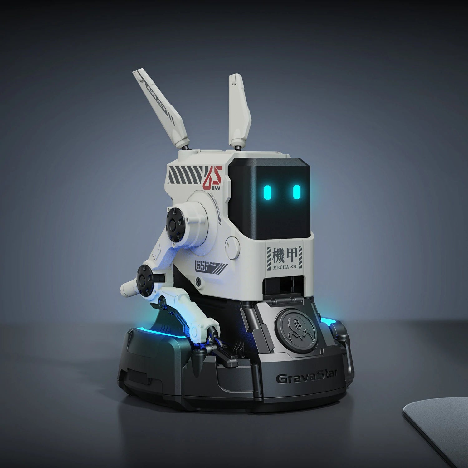 Alpha65 GaN-65W-Schnellladegerät – Morgen-weiß