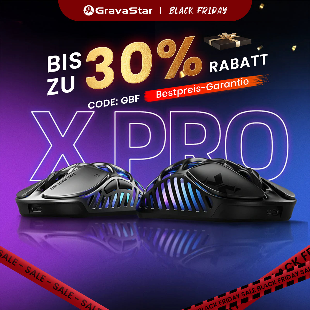 Mercury X Pro – 8K Kabellose Gaming-Maus