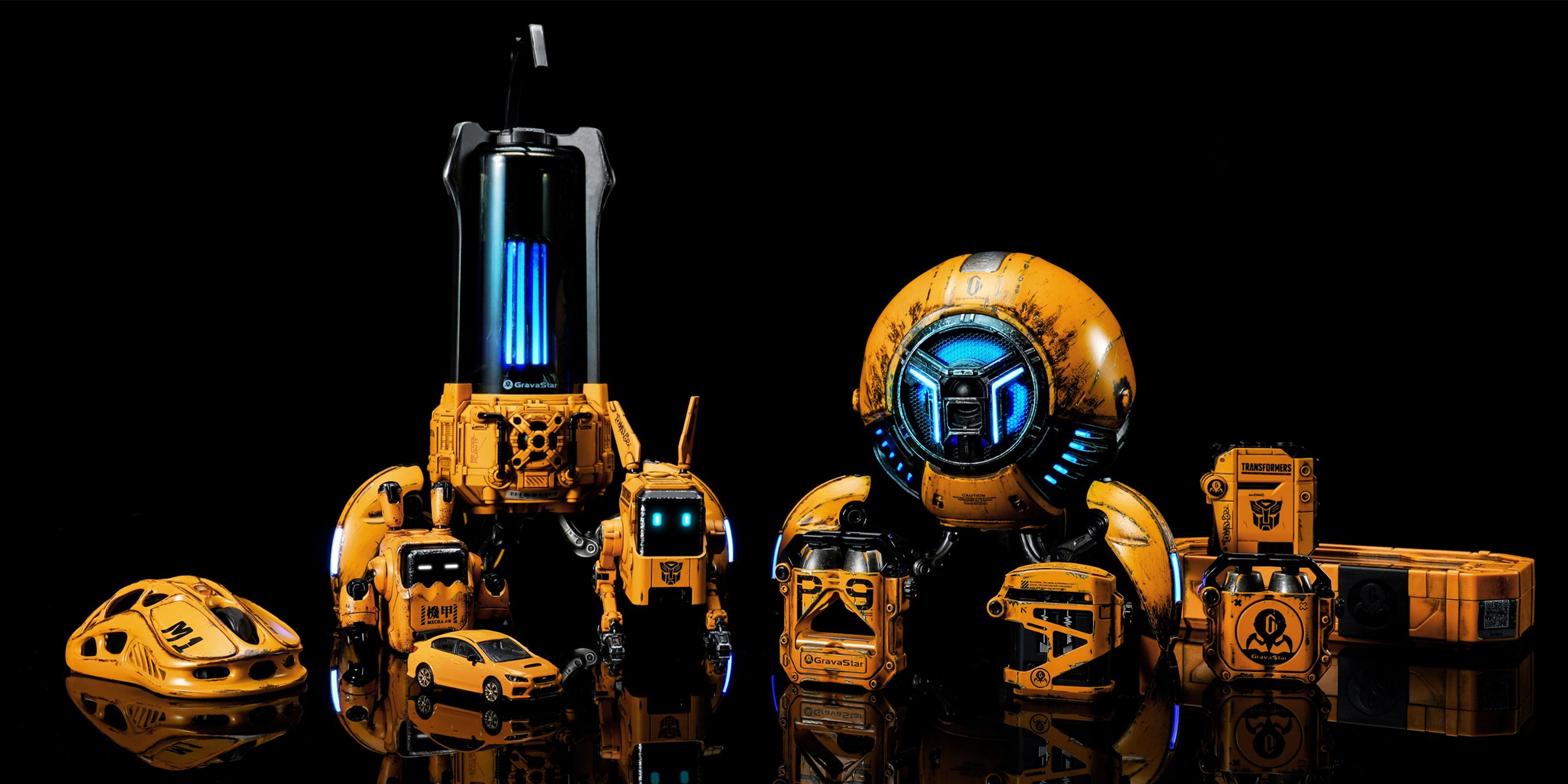 GravaStar Handgefertigte Cyberpunk Gaming-Hardware mit detailreicher Handbemalung und Weathering-Finish