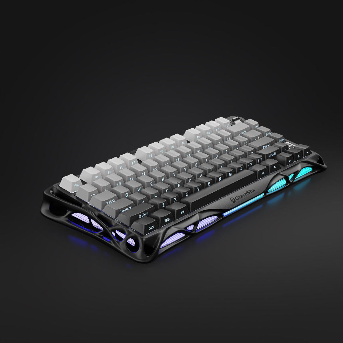 Mercury K1 Gaming-Tastatur – Verlauf-Schwarz
Premium 75% mechanische Gaming-Tastatur in elegantem Verlauf-Schwarz mit 8000mAh Akku, Gasket-Mount Design und Kailh Cherry Pink Switches
Erleben Sie Gaming-Performance der nächsten Generation mit der Mercury K1 in spektakulärem Verlauf-Schwarz. Diese premium mechanische Gaming-Tastatur vereint elegante Gradient-Ästhetik mit modernster Technologie – perfekt für deutsche Gaming-Profis, die Wert auf Stil und Performance legen.