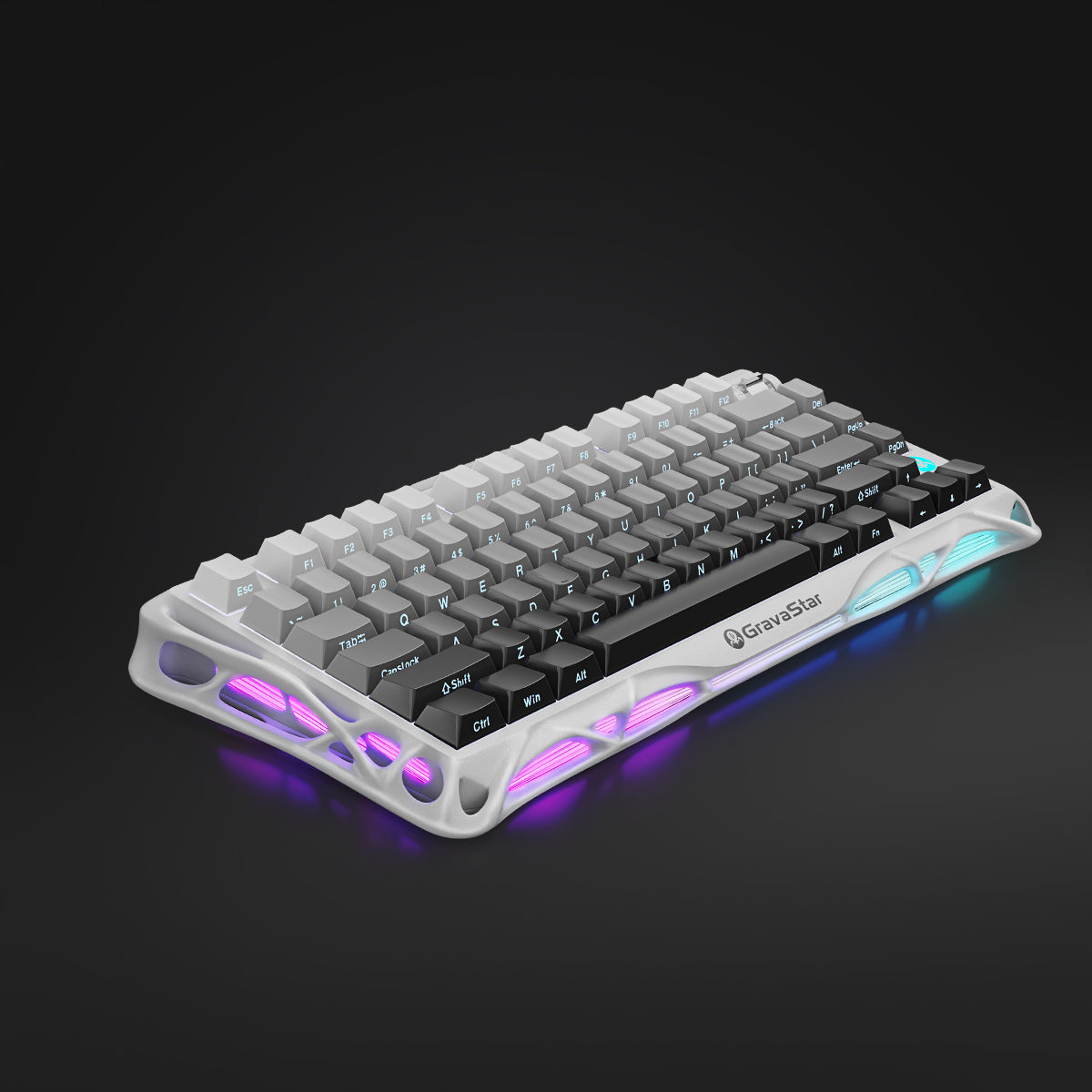Mercury K1 Gaming-Tastatur – Verlauf-Weiß
Stilvolle 75% mechanische Gaming-Tastatur in elegantem Verlauf-Weiß mit Gradient-Design und RGB-Beleuchtung
Erleben Sie Gaming in seiner reinsten Form mit der Mercury K1 in elegantem Verlauf-Weiß. Diese stilvolle Gaming-Tastatur vereint minimalistisches Gradient-Design mit professioneller Performance – perfekt für deutsche Gamer, die Wert auf Ästhetik und Funktionalität legen.