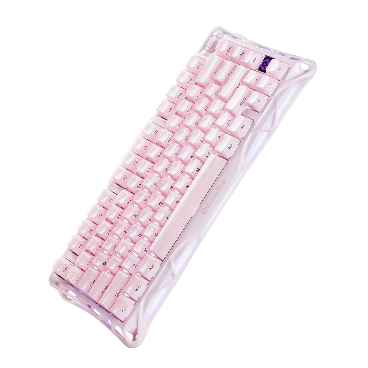Mercury K1 Gaming-Tastatur – Sakura-Rosa-Sonderedition
Elegante 75% mechanische Gaming-Tastatur in zarter Sakura-Rosa Sonderedition
Erleben Sie Gaming-Eleganz in ihrer schönsten Form mit der Mercury K1 in der exklusiven Sakura-Rosa-Sonderedition. Diese premium 75% Gaming-Tastatur vereint japanische Kirschblüten-Ästhetik mit professioneller Gaming-Performance – perfekt für deutsche Gamer, die Wert auf Stil und Funktionalität legen.