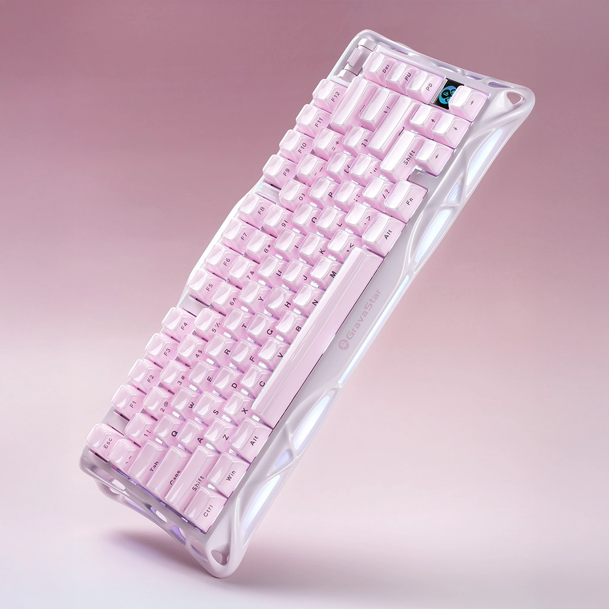 Mercury K1 Sakura Pink 75% Mechanical Gaming Keyboard Kailh Cherry