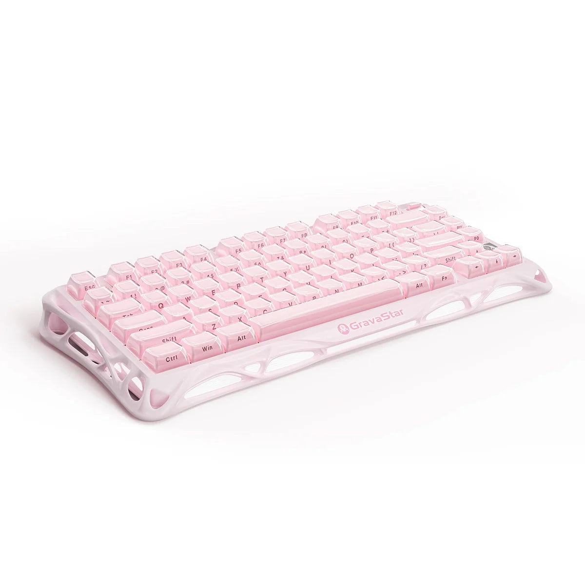 Mercury K1 Gaming-Tastatur – Sakura-Rosa-Sonderedition
Elegante 75% mechanische Gaming-Tastatur in zarter Sakura-Rosa Sonderedition
Erleben Sie Gaming-Eleganz in ihrer schönsten Form mit der Mercury K1 in der exklusiven Sakura-Rosa-Sonderedition. Diese premium 75% Gaming-Tastatur vereint japanische Kirschblüten-Ästhetik mit professioneller Gaming-Performance – perfekt für deutsche Gamer, die Wert auf Stil und Funktionalität legen.