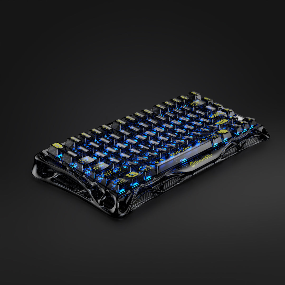 Mercury K1 Lite Gaming-Tastatur – Transparent-Schwarz
Kompakte 75% mechanische Gaming-Tastatur mit transparentem Design und 8000mAh Langzeit-Akku
Entdecken Sie die perfekte Balance zwischen Stil und Leistung mit der Mercury K1 Lite in elegantem Transparent-Schwarz. Diese kompakte 75% Gaming-Tastatur vereint futuristisches transparentes Design mit professioneller Gaming-Performance – perfekt für deutsche Gamer, die Wert auf Effizienz und Ästhetik legen.