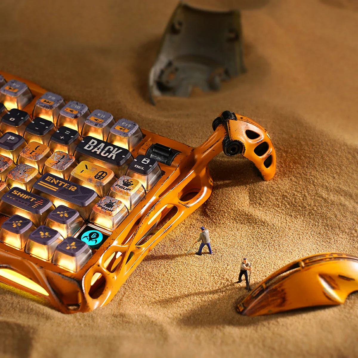 Mercury K1 Pro Gaming-Tastatur – Kampfgelb-Sonderedition
Premium 75% mechanische Gaming-Tastatur in kraftvollem Kampfgelb mit Kailh Linear-Switches, Hot-Swap Funktionalität und robustem Aluminiumlegierungsrahmen
Entdecken Sie die Mercury K1 Pro in der exklusiven Kampfgelb-Sonderedition – eine Gaming-Tastatur, die kraftvolle Ästhetik mit professioneller Performance vereint. Diese premium mechanische Tastatur wurde speziell für deutsche Gaming-Profis entwickelt, die nach ultimativer Leistung und einzigartig