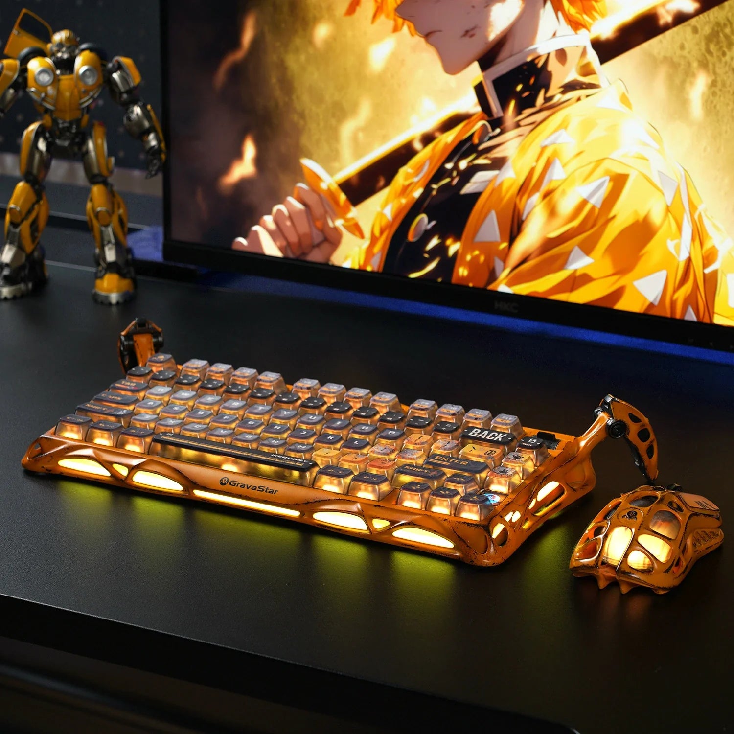 Mercury K1 Pro Gaming-Tastatur – Kampfgelb-Sonderedition
Premium 75% mechanische Gaming-Tastatur in kraftvollem Kampfgelb mit Kailh Linear-Switches, Hot-Swap Funktionalität und robustem Aluminiumlegierungsrahmen
Entdecken Sie die Mercury K1 Pro in der exklusiven Kampfgelb-Sonderedition – eine Gaming-Tastatur, die kraftvolle Ästhetik mit professioneller Performance vereint. Diese premium mechanische Tastatur wurde speziell für deutsche Gaming-Profis entwickelt, die nach ultimativer Leistung und einzigartig