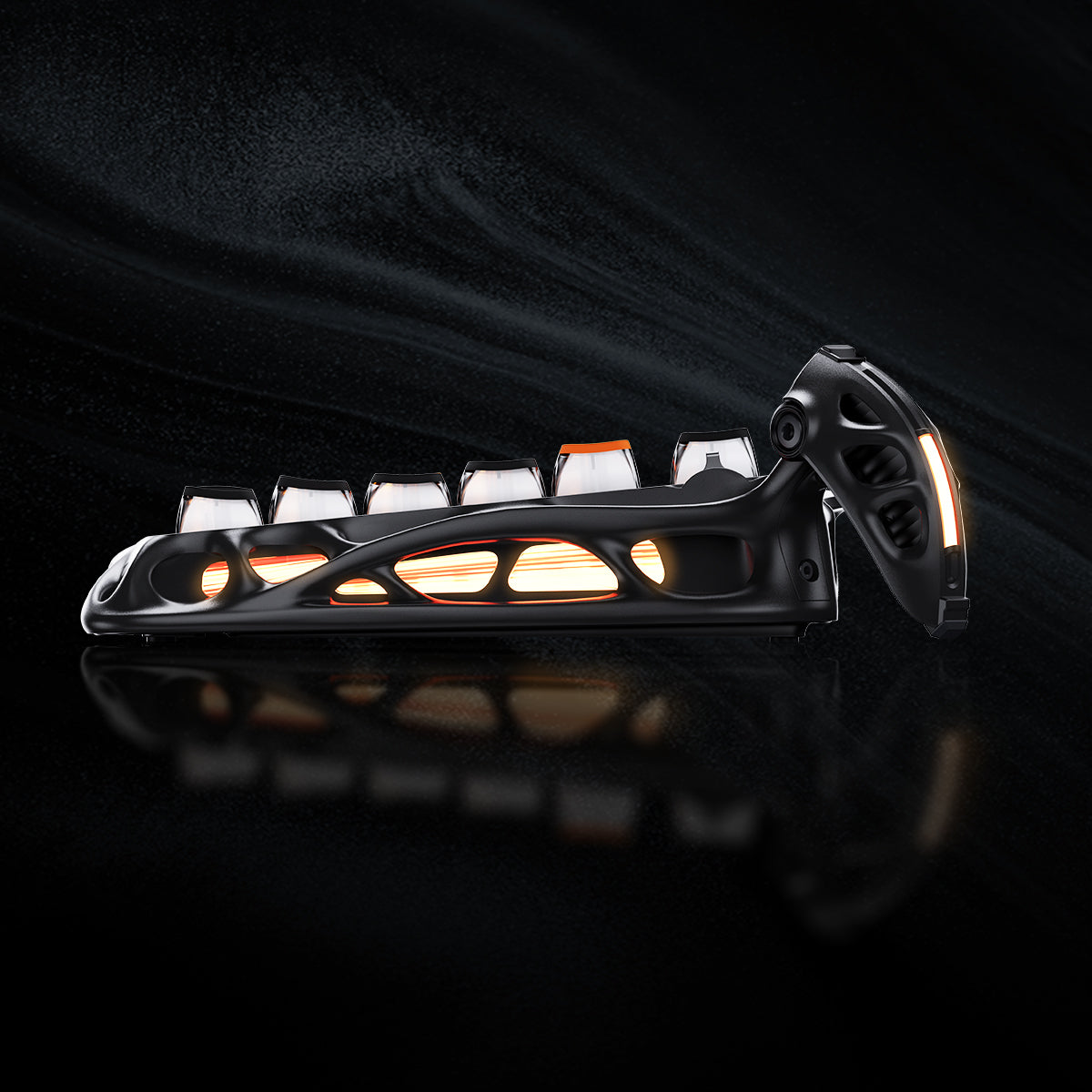 Mercury K1 Pro Gaming-Tastatur – Cyberlicht
Premium 75% mechanische Gaming-Tastatur mit revolutionärer Cyberlicht-Technologie und Hot-Swap Features
Entdecken Sie die Mercury K1 Pro Cyberlicht – Ihre ultimative Gaming-Tastatur für anspruchsvolle deutsche Gamer. Diese premium 75% mechanische Tastatur vereint futuristische Cyberlicht-Technologie mit professioneller Gaming-Performance – perfekt für Gamer, die das Außergewöhnliche suchen.