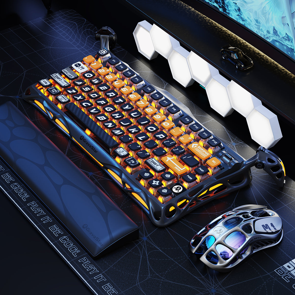 Mercury K1 Pro Gaming-Tastatur – Cyberlicht
Premium 75% mechanische Gaming-Tastatur mit revolutionärer Cyberlicht-Technologie und Hot-Swap Features
Entdecken Sie die Mercury K1 Pro Cyberlicht – Ihre ultimative Gaming-Tastatur für anspruchsvolle deutsche Gamer. Diese premium 75% mechanische Tastatur vereint futuristische Cyberlicht-Technologie mit professioneller Gaming-Performance – perfekt für Gamer, die das Außergewöhnliche suchen.