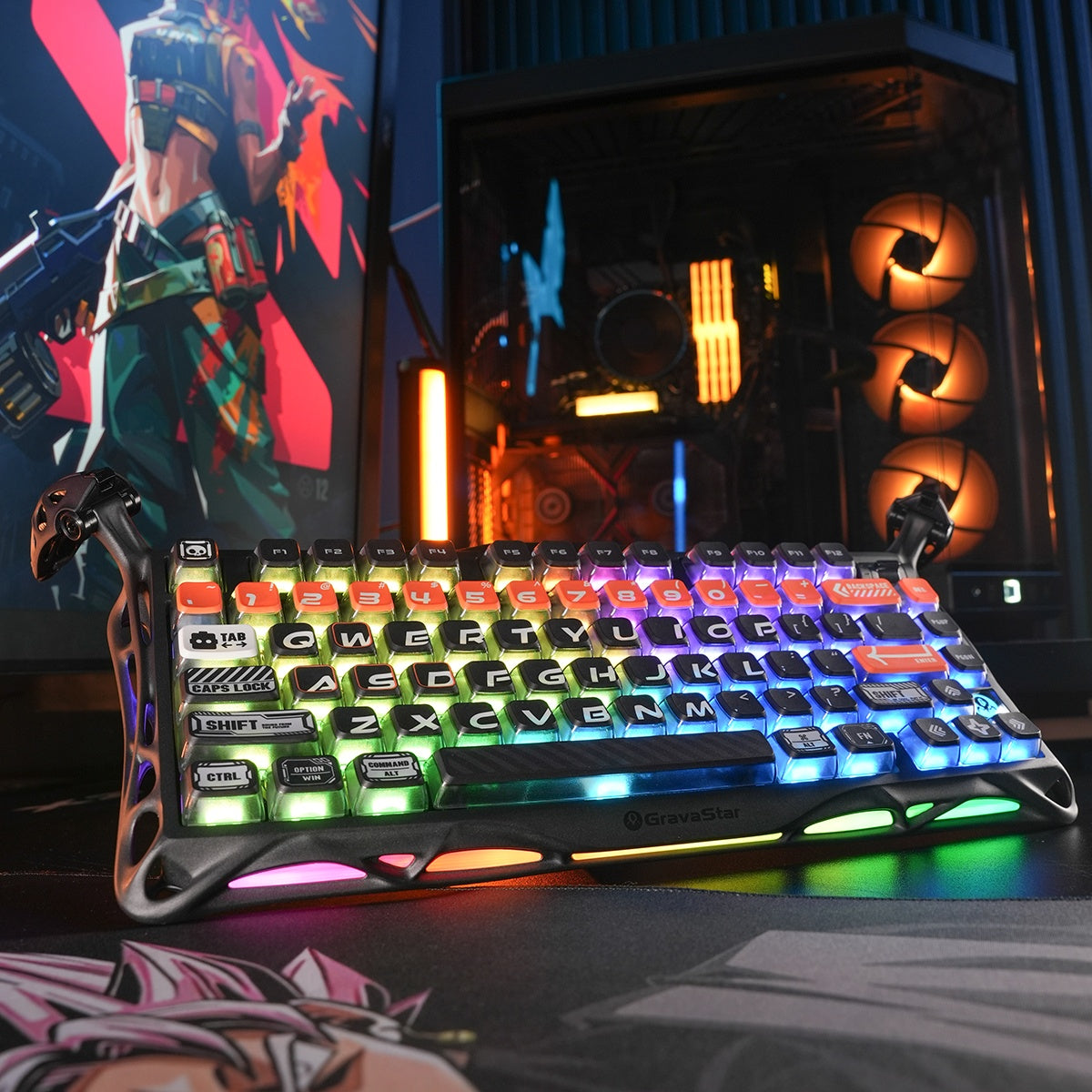 Mercury K1 Pro Gaming-Tastatur – Cyberlicht
Premium 75% mechanische Gaming-Tastatur mit revolutionärer Cyberlicht-Technologie und Hot-Swap Features
Entdecken Sie die Mercury K1 Pro Cyberlicht – Ihre ultimative Gaming-Tastatur für anspruchsvolle deutsche Gamer. Diese premium 75% mechanische Tastatur vereint futuristische Cyberlicht-Technologie mit professioneller Gaming-Performance – perfekt für Gamer, die das Außergewöhnliche suchen.