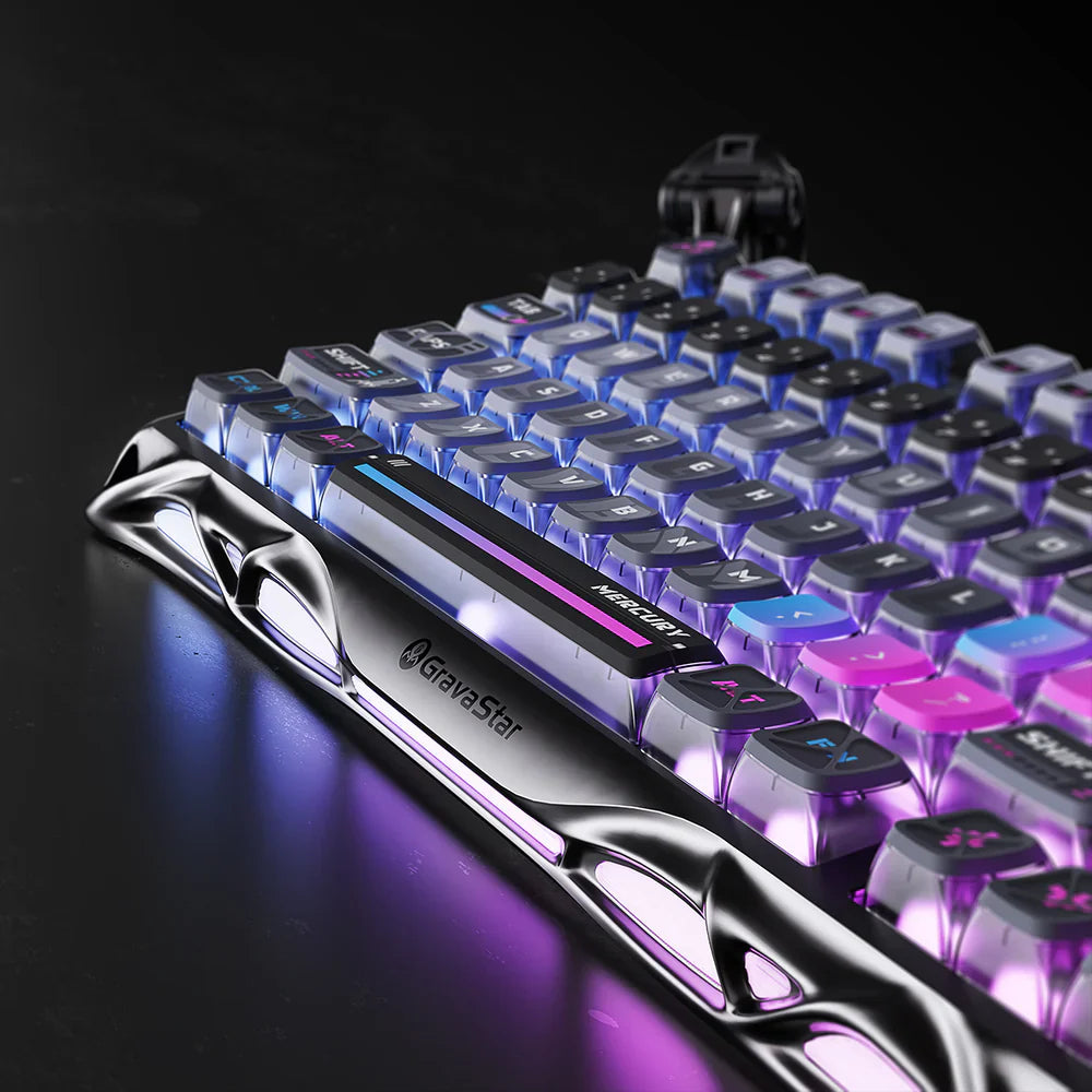 Mercury K1 Pro Gaming-Tastatur – Cyberpunk-Sonderedition
Limitierte 75% mechanische Gaming-Tastatur mit dystopischem Cyberpunk-Design und futuristischer RGB-Neon-Beleuchtung
Willkommen in der Zukunft des Gamings! Die Mercury K1 Pro Cyberpunk-Sonderedition vereint dystopische Ästhetik mit modernster Gaming-Technologie. Diese limitierte Edition ist mehr als eine Tastatur – sie ist Ihr Schlüssel zur digitalen Rebellion und perfekt für deutsche Gaming-Rebellen.