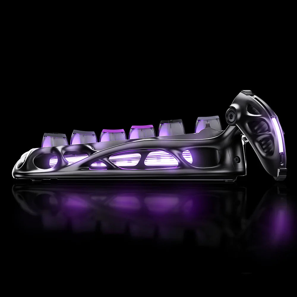 Mercury K1 Pro Gaming-Tastatur – Cyberpunk-Sonderedition
Limitierte 75% mechanische Gaming-Tastatur mit dystopischem Cyberpunk-Design und futuristischer RGB-Neon-Beleuchtung
Willkommen in der Zukunft des Gamings! Die Mercury K1 Pro Cyberpunk-Sonderedition vereint dystopische Ästhetik mit modernster Gaming-Technologie. Diese limitierte Edition ist mehr als eine Tastatur – sie ist Ihr Schlüssel zur digitalen Rebellion und perfekt für deutsche Gaming-Rebellen.