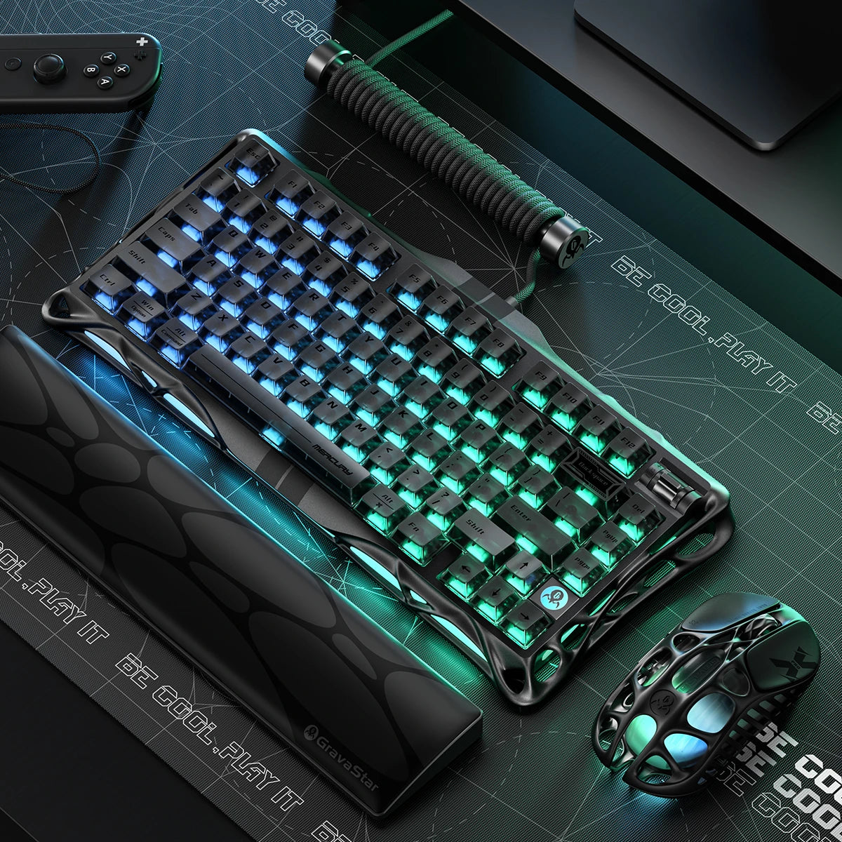 Mercury V75 Gaming-Tastatur – Stealth-Schwarz/Mecha-Grau
Premium 75% Hall-Effekt Gaming-Tastatur in Stealth-Schwarz und Mecha-Grau mit magnetischen Gateron Jade Pro-Schaltern und 8000Hz Polling-Rate
Erleben Sie Gaming-Performance der nächsten Generation mit der Mercury V75 in elegantem Stealth-Schwarz oder kraftvollem Mecha-Grau. Diese revolutionäre Hall-Effekt Gaming-Tastatur vereint High-End-Design mit modernster Magnet-Schalter-Technologie – perfekt für deutsche Gaming-Profis und Esports-Enthusiasten.