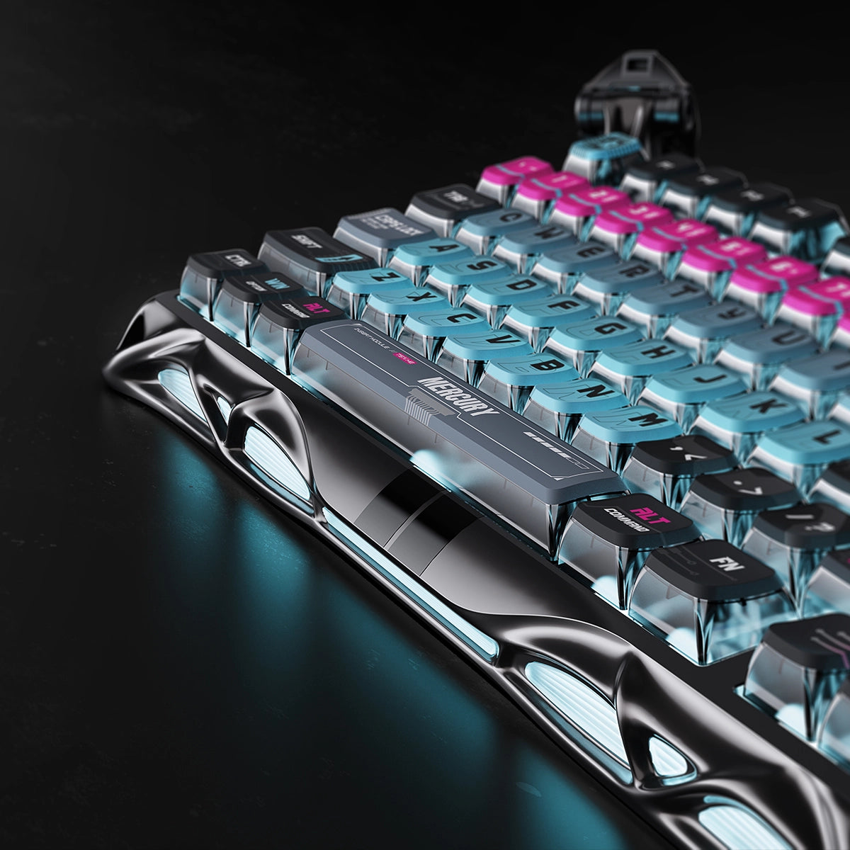Mercury V75 Pro Gaming-Tastatur โ Cyberpunk Edition
Premium 75% Hall-Effekt Gaming-Tastatur in dystopischem Cyberpunk-Design mit 8000Hz Polling-Rate, CNC-Aluminium Gehรคuse und OLED-Display
Tauchen Sie ein in die dystopische Welt der Mercury V75 Pro Cyberpunk Edition โ wo industrielles Design auf modernste Gaming-Technologie trifft. Diese futuristische Gaming-Tastatur wurde fรผr deutsche Gaming-Profis entwickelt, die nicht nur ultimative Performance, sondern auch einzigartigen Cyberpunk-Stil schรคtzen.