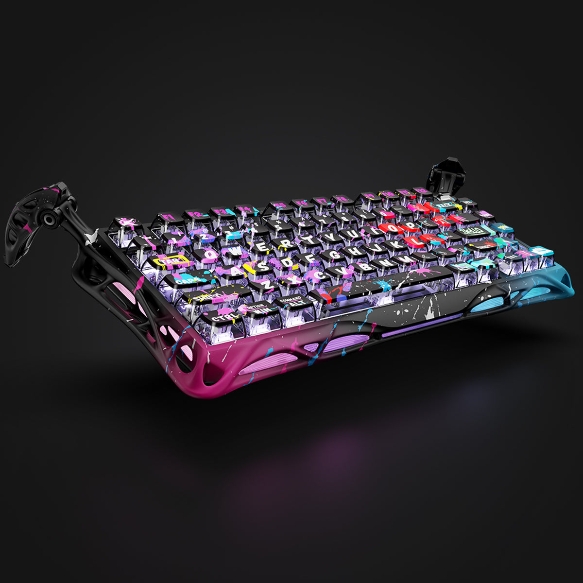 Mercury V75 Pro Gaming-Tastatur – Neon-Graffiti Sonderedition
Limitierte 75% Hall-Effekt Gaming-Tastatur in spektakulärem Neon-Graffiti Design mit 8000Hz Polling-Rate, UV-reaktiver Beschichtung und Sammler-Edition Extras
Entdecken Sie die Mercury V75 Pro Neon-Graffiti Sonderedition – wo urbane Street Art auf modernste Gaming-Technologie trifft. Diese einzigartige limitierte Gaming-Tastatur verwandelt Ihren Gaming-Setup in ein lebendiges Kunstwerk – perfekt für deutsche Gaming-Enthusiasten, Street Art Lieb