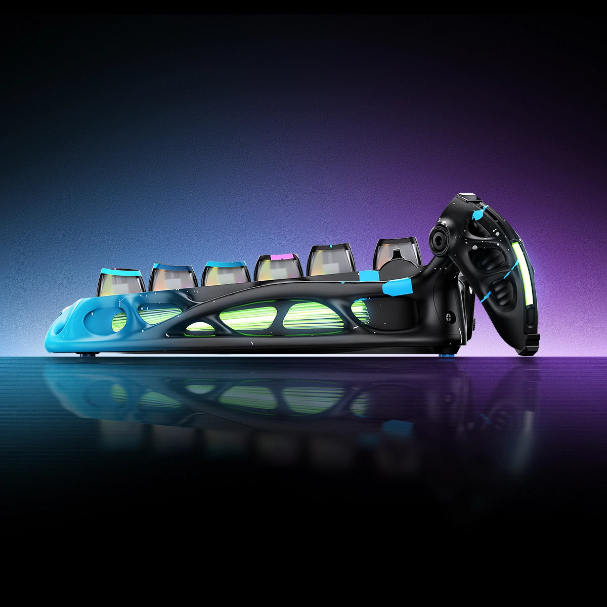 Mercury V75 Pro Gaming-Tastatur – Neon-Graffiti Sonderedition
Limitierte 75% Hall-Effekt Gaming-Tastatur in spektakulärem Neon-Graffiti Design mit 8000Hz Polling-Rate, UV-reaktiver Beschichtung und Sammler-Edition Extras
Entdecken Sie die Mercury V75 Pro Neon-Graffiti Sonderedition – wo urbane Street Art auf modernste Gaming-Technologie trifft. Diese einzigartige limitierte Gaming-Tastatur verwandelt Ihren Gaming-Setup in ein lebendiges Kunstwerk – perfekt für deutsche Gaming-Enthusiasten, Street Art Lieb