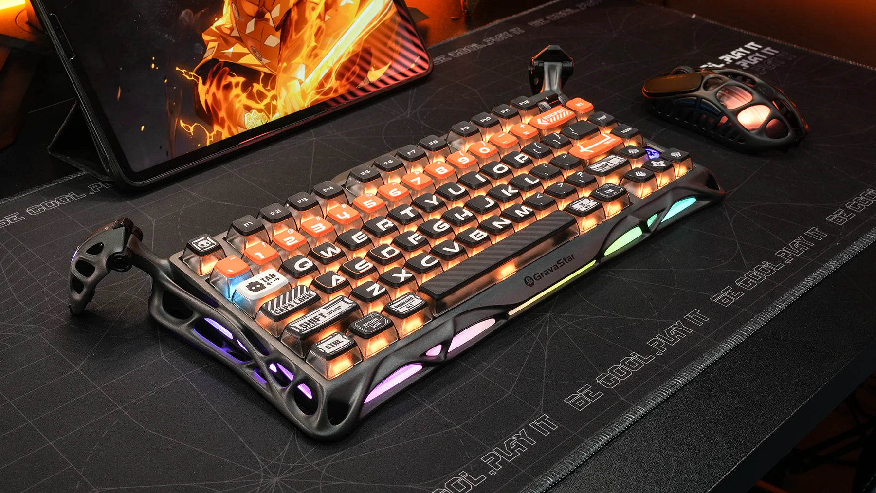 GravaStar-Ultimate-Gaming-Set-Cyberlicht-Edition-bestehend-aus-Mercury-V75-mechanischer-Hall-Effekt-Gaming-Tastatur-und-Mercury-X-Pro-8K-kabelloser-Gaming-Maus-mit-8000Hz-Ultra-Schneller-Reaktionszeit-RGB-Cyber-Licht-Beleuchtung-futuristisches-Design-für-professionelle-E-Sport-Gamer-und-Gaming-Enthusiasten