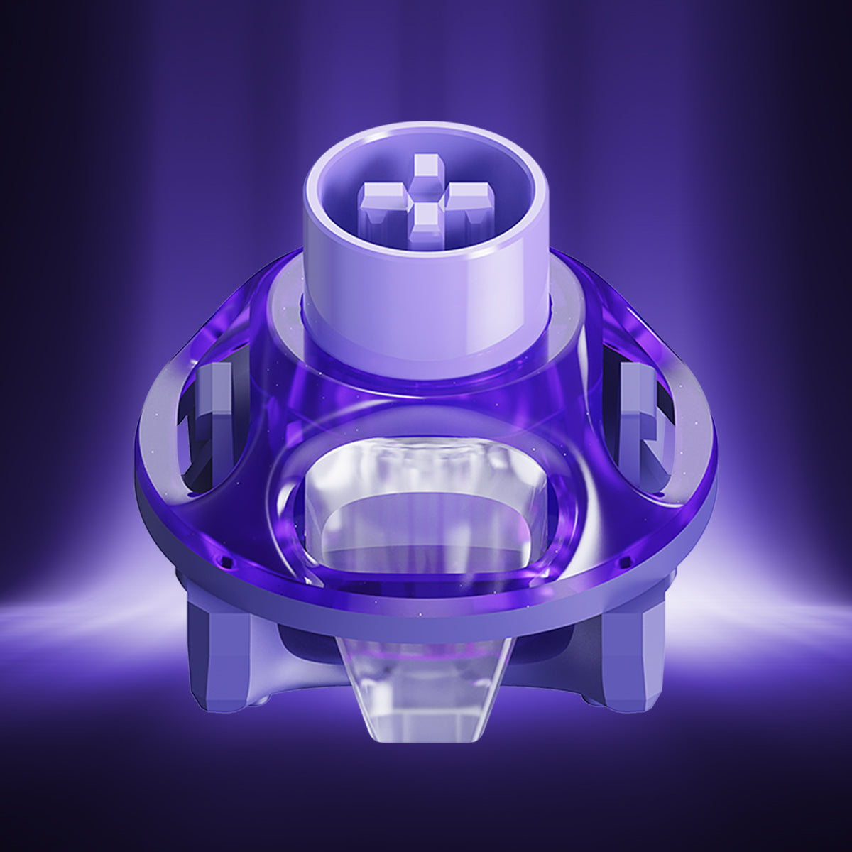GravaStar UFO Magnetic Switch - Hall Effect Switches for V Series (Purple/Silver)