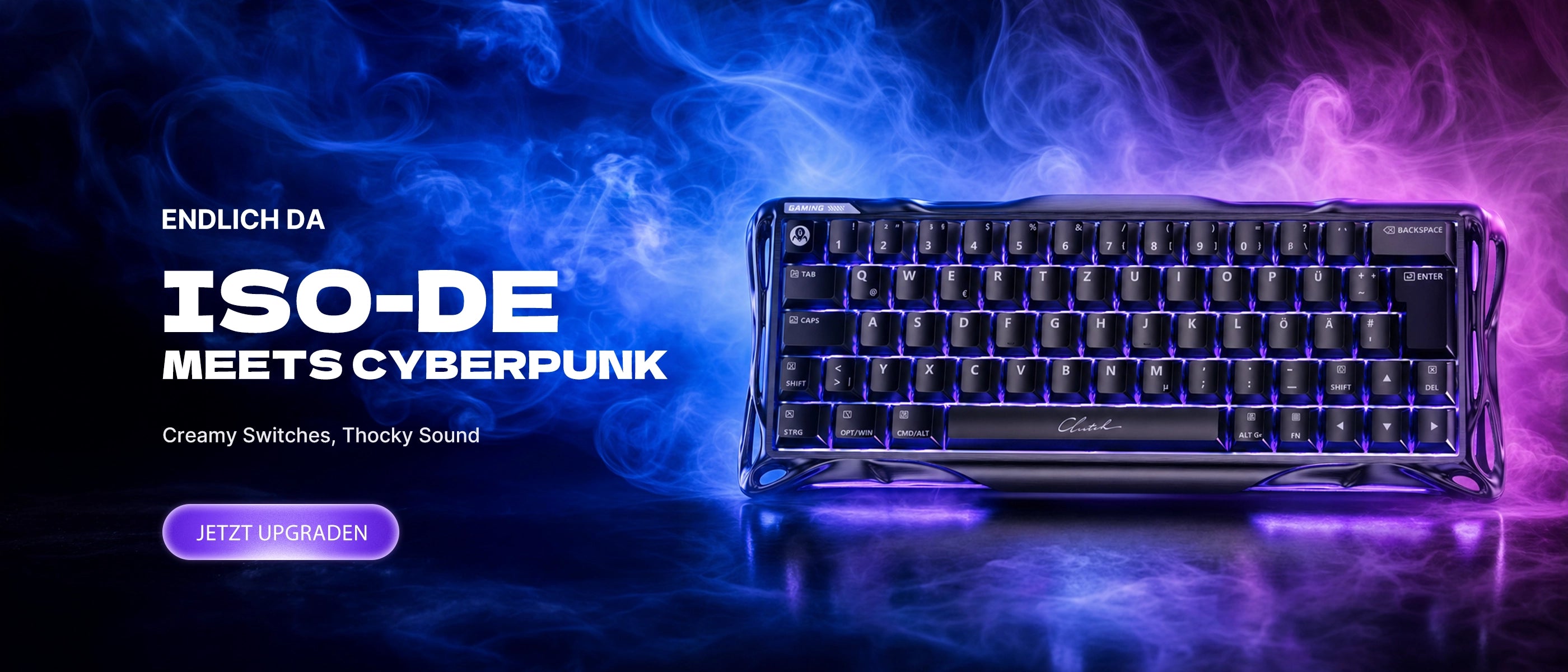 GravaStar ISO-DE QWERTZ Gaming-Tastaturen: Hall-Effekt Magnet-Tastatur und Mechanisches Keyboard im futuristischen Mecha-Skelett-Design