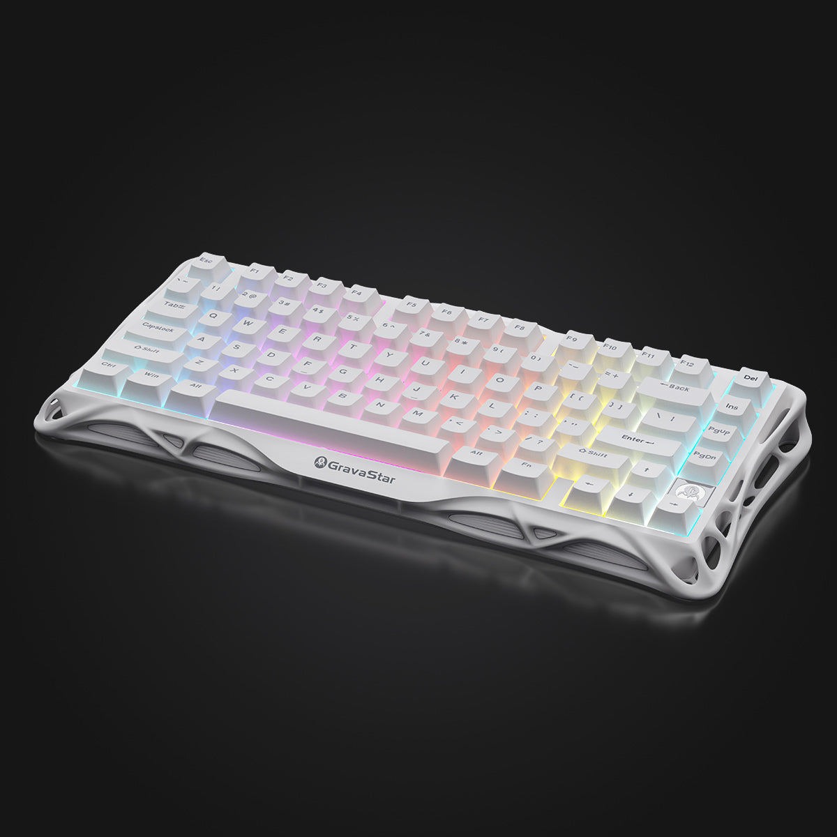 Mercury K1 Lite Gaming Keyboard Snow White | 75% Hall Effect Mercury K1 Lite Gaming Keyboard Snow White | 75% Hall Effect
