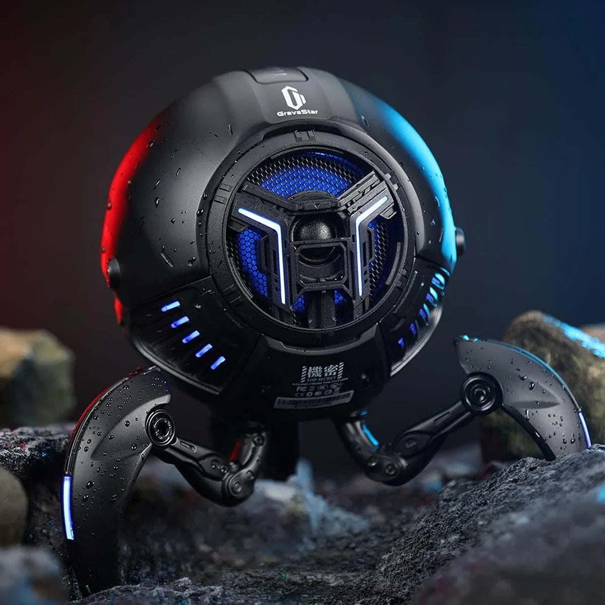 Mars Pro Black 25W Bluetooth Gaming Speaker RGB Dual System 15h