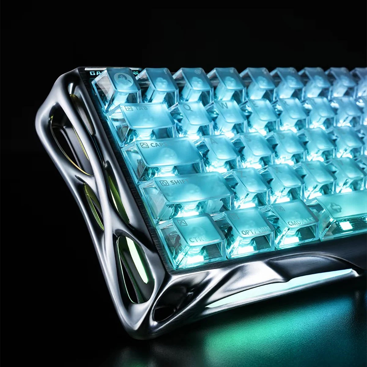 Mercury V60 Pro Hall-Effekt – Stahlgrauer Rauch / Silberfrost