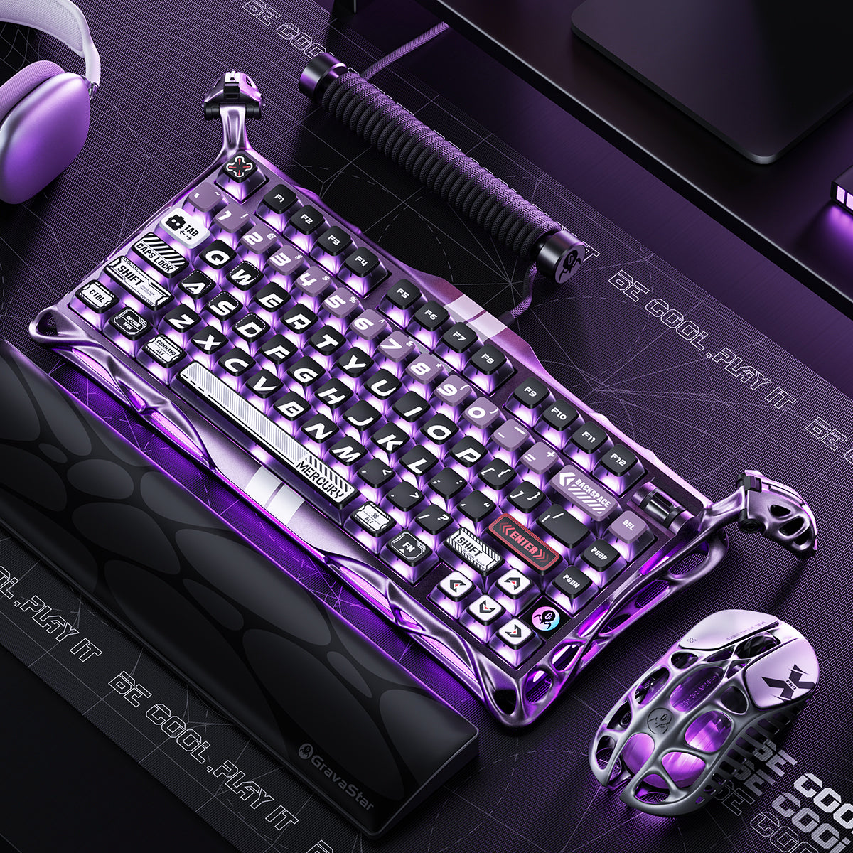 Mercury V75 Pro – Eisen-Violett