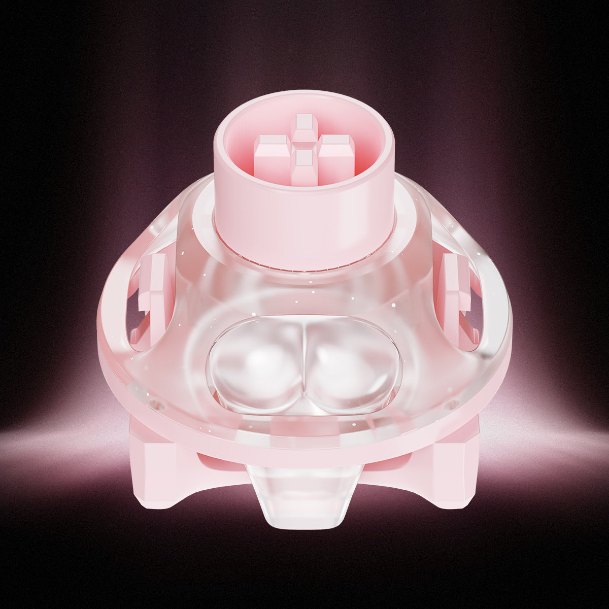 GravaStar UFO Buttiful Magnetic Switches - Hall-Effect Switches for V-Series (Pink)