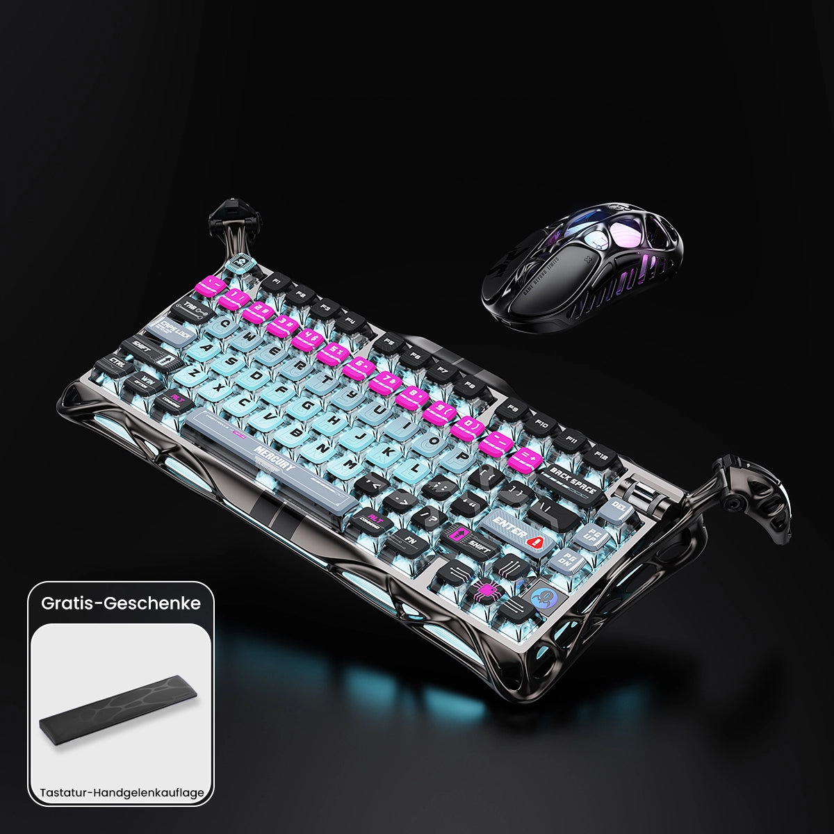 GravaStar 8000Hz Hall-Effekt Gaming-Komplettset - Cyberpunk