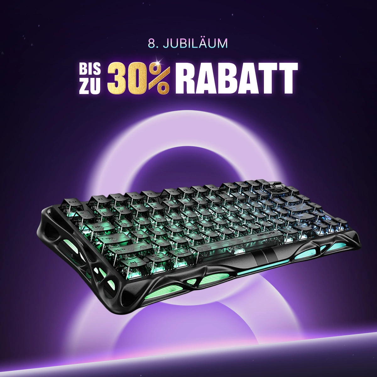 Mercury V75 Hall-Effekt – Schwarz/Grau