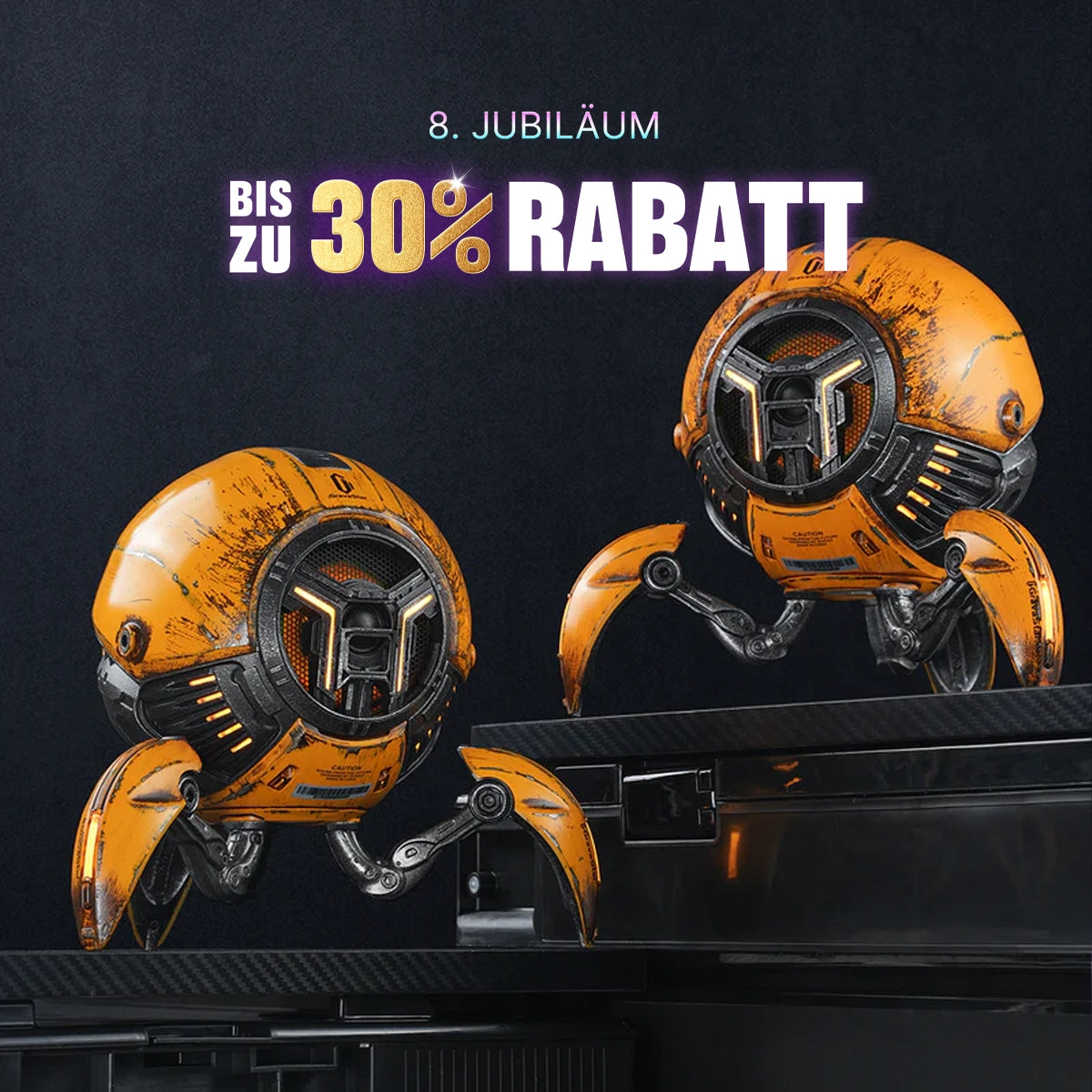 GravaStar Mars Pro Gaming Speaker Set - Combat Yellow