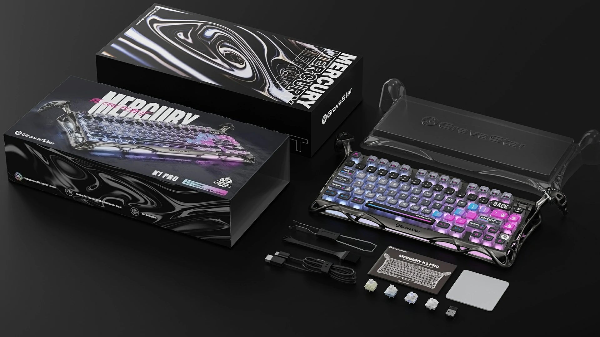 gravastar-mercury-k1-pro-cyberpunk-edition-75-percent-mechanische-tastatur-fur-pc-gaming-mit-RGB-Beleuchtung-aluminium-alloy-chassis-und-kailh-linearschaltern