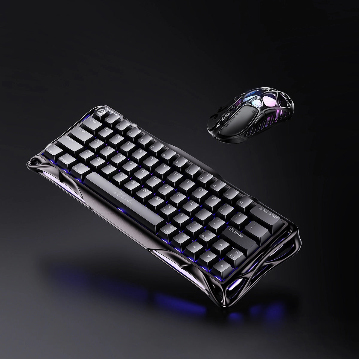 GravaStar V60 Pro Deluxe-Gaming-Komplettset mit Tastenkappen-Set