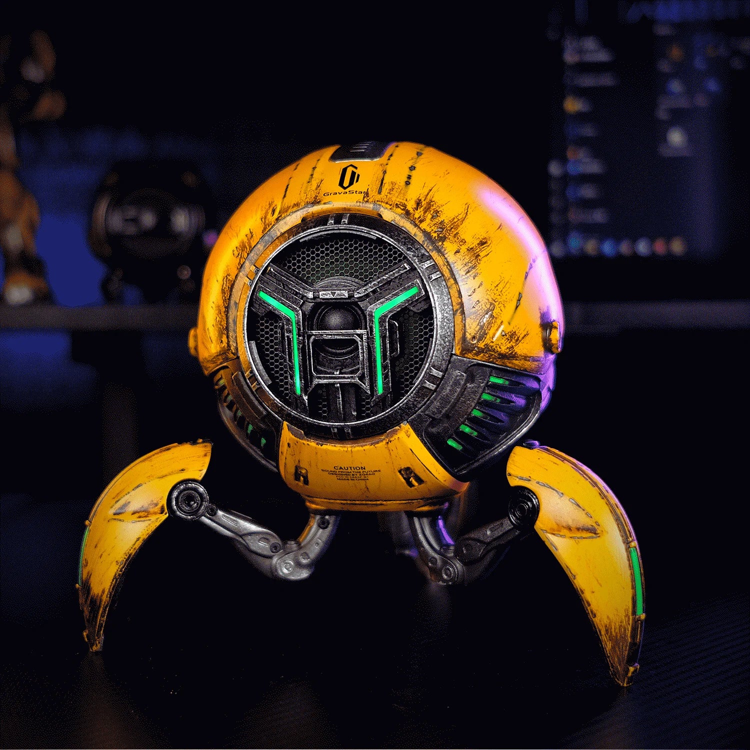 GravaStar Mars Pro Gaming-Lautsprecher Set-Kampfgelb