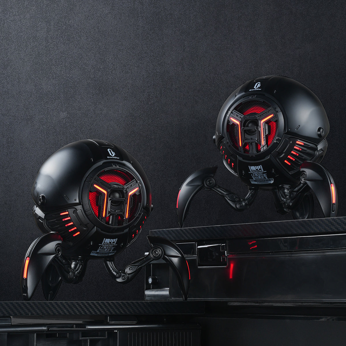 GravaStar Mars Pro Gaming-Lautsprecher Set-Schwarz