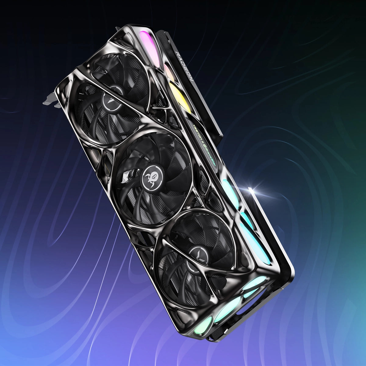 Yeston x GravaStar AMD RADEON RX 9070 XT 16G GDDR6 Mercury Nova OC