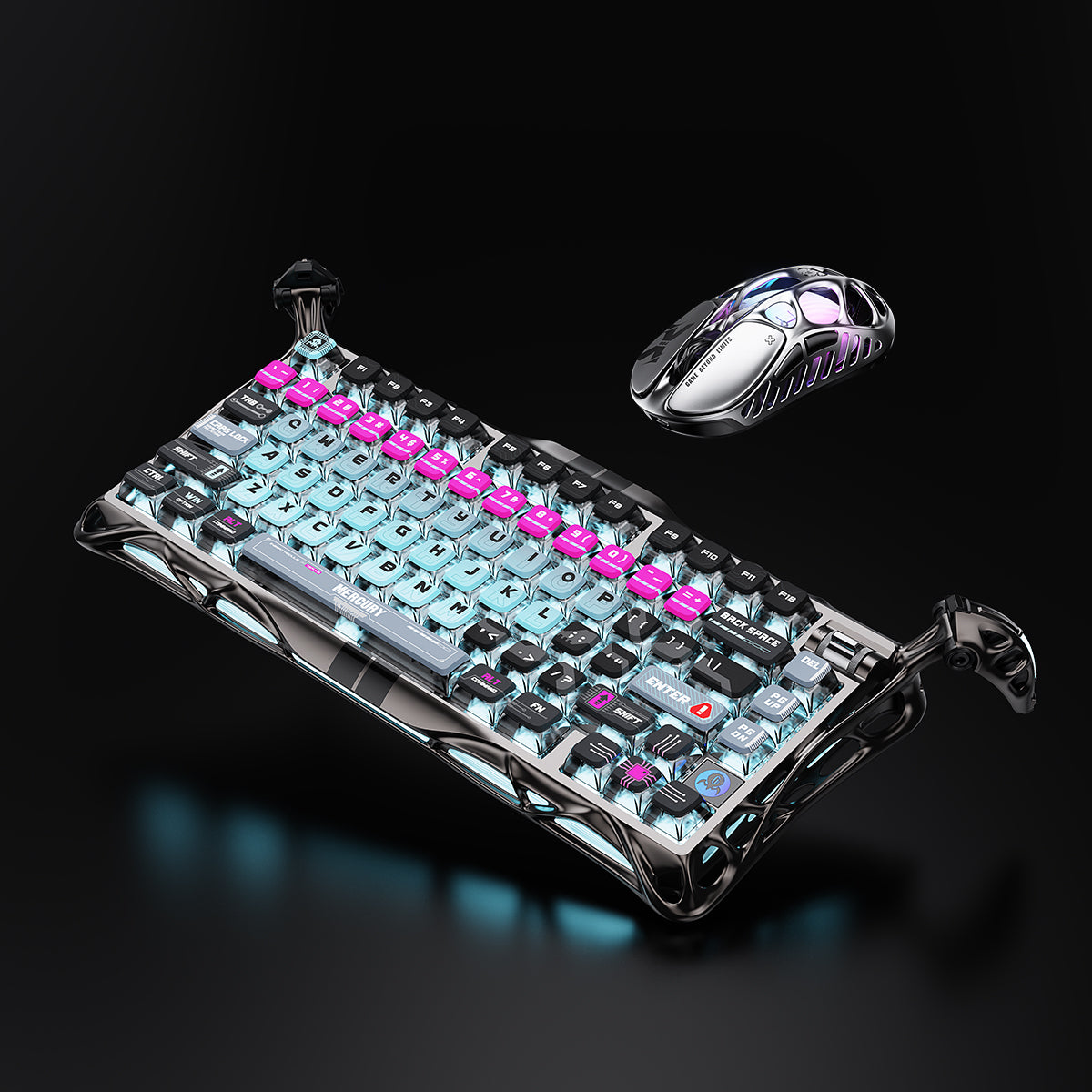 GravaStar 8000Hz Ultra-Schnelles Hall-Effekt Gaming-Set - Cyberpunk