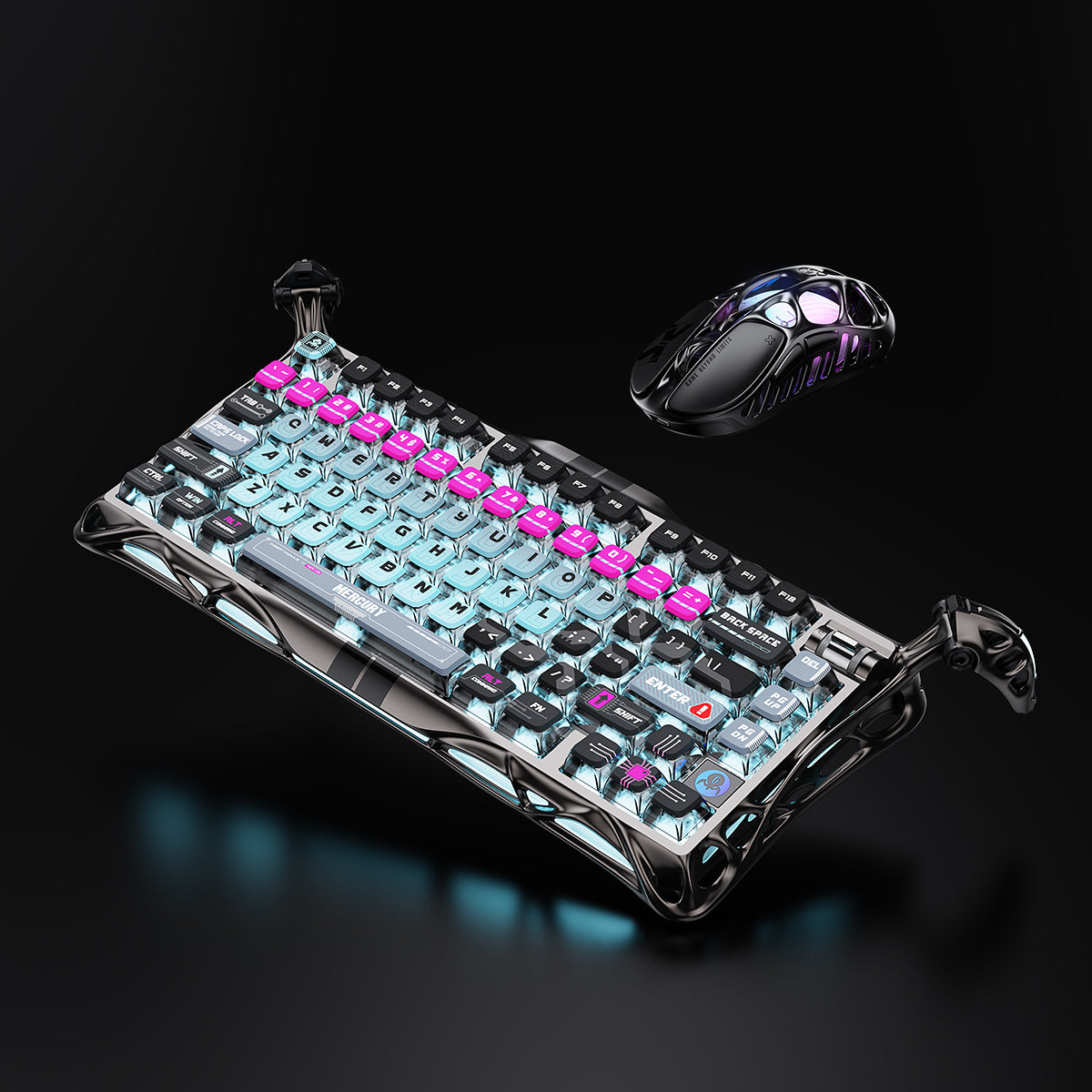 GravaStar 8000Hz Ultra-Schnelles Hall-Effekt Gaming-Set - Cyberpunk