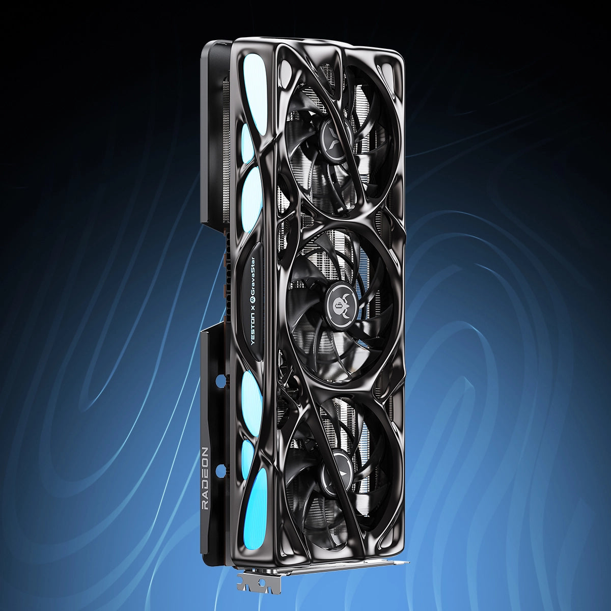 Yeston x GravaStar AMD RADEON RX 9070 XT 16G GDDR6 Mercury Nova OC