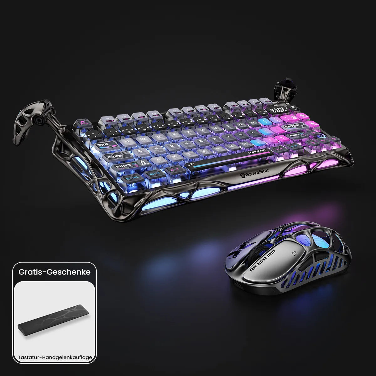 GravaStar Ultimate-Gaming-Komplettset – Cyberpunk-Sonderedition