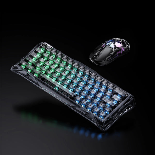GravaStar 8K Onyx-Kristall Gaming-Set: Pro-Setup [ISO-DE/ANSI Layout]