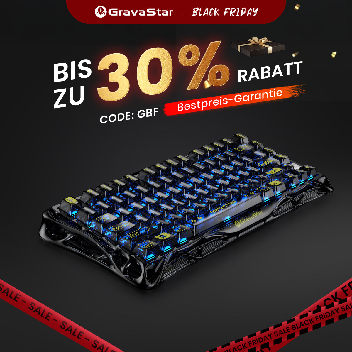 Mercury K1 Lite – Transparent-Schwarz